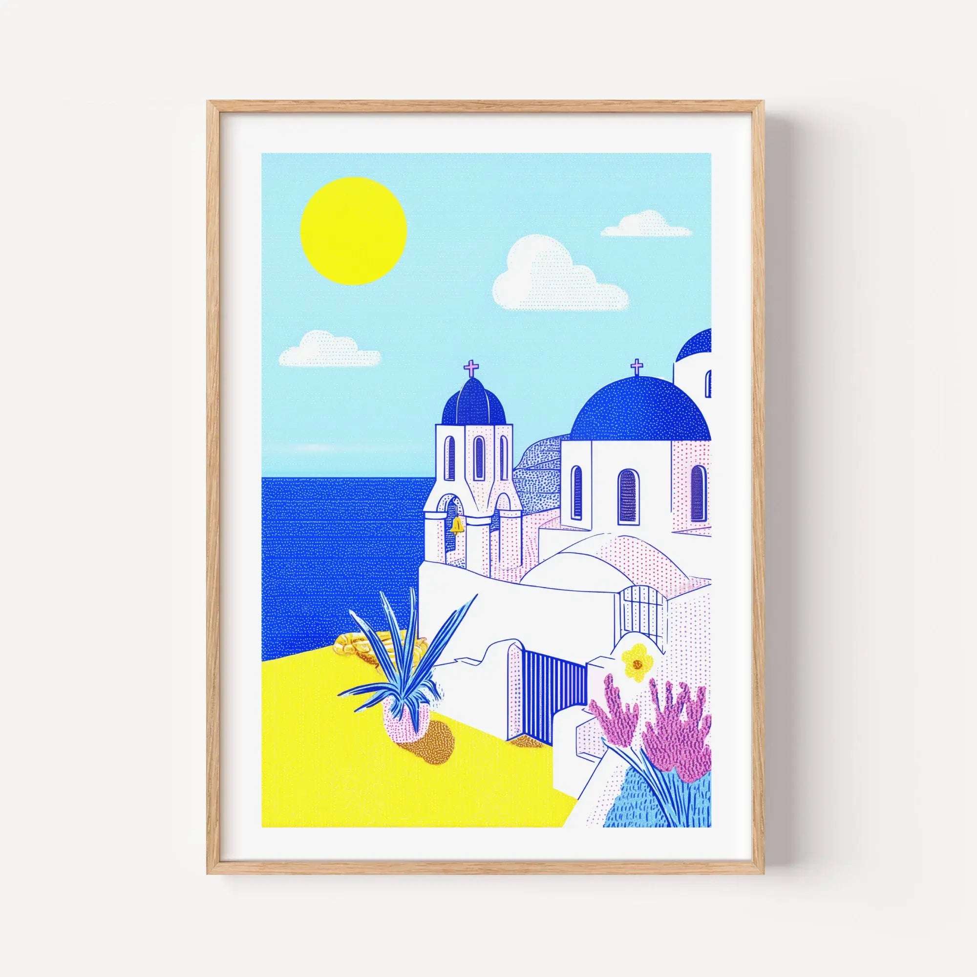 A Morning in Santorini