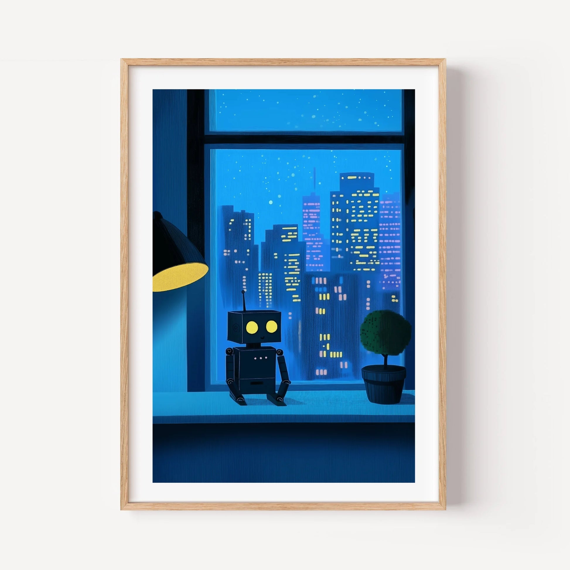A Robot's Quiet Reflection