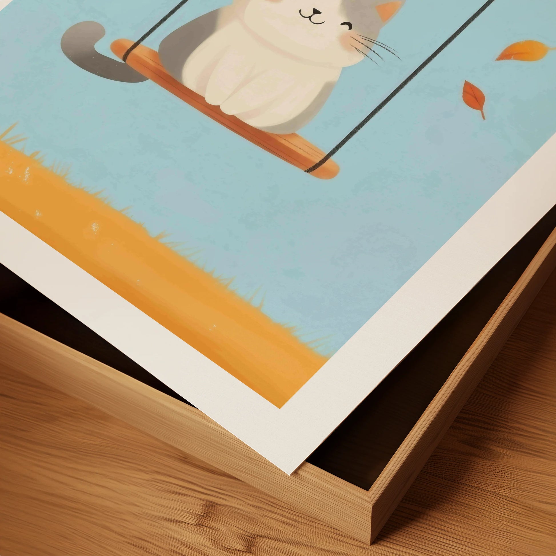 Autumn Swing Cat