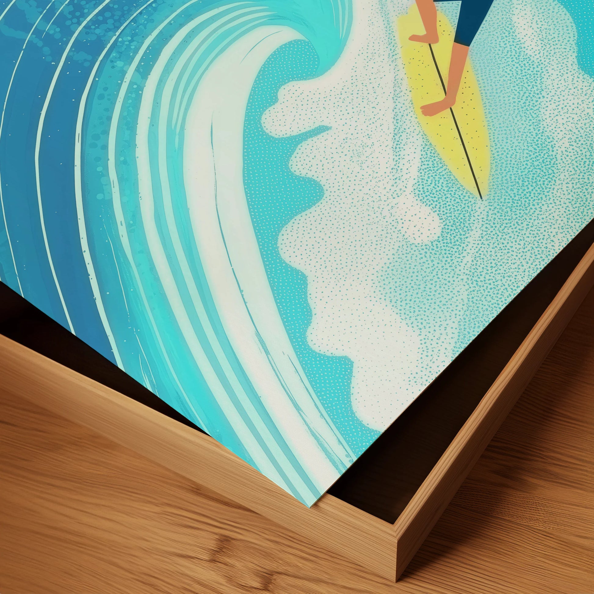 Blue Wave Surfer
