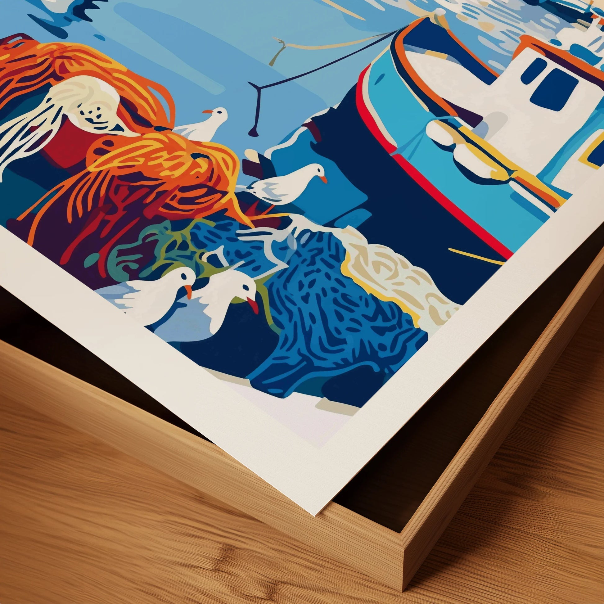 Coastal Rhythm and Bright Hulls 1