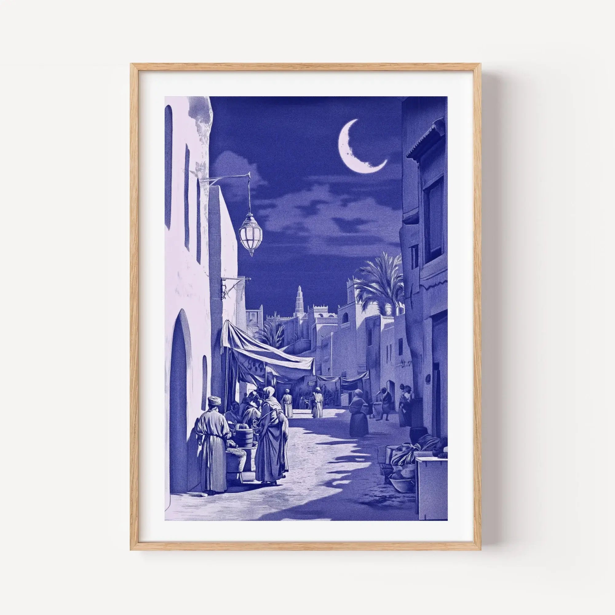 Crescent Moon Over the Souk