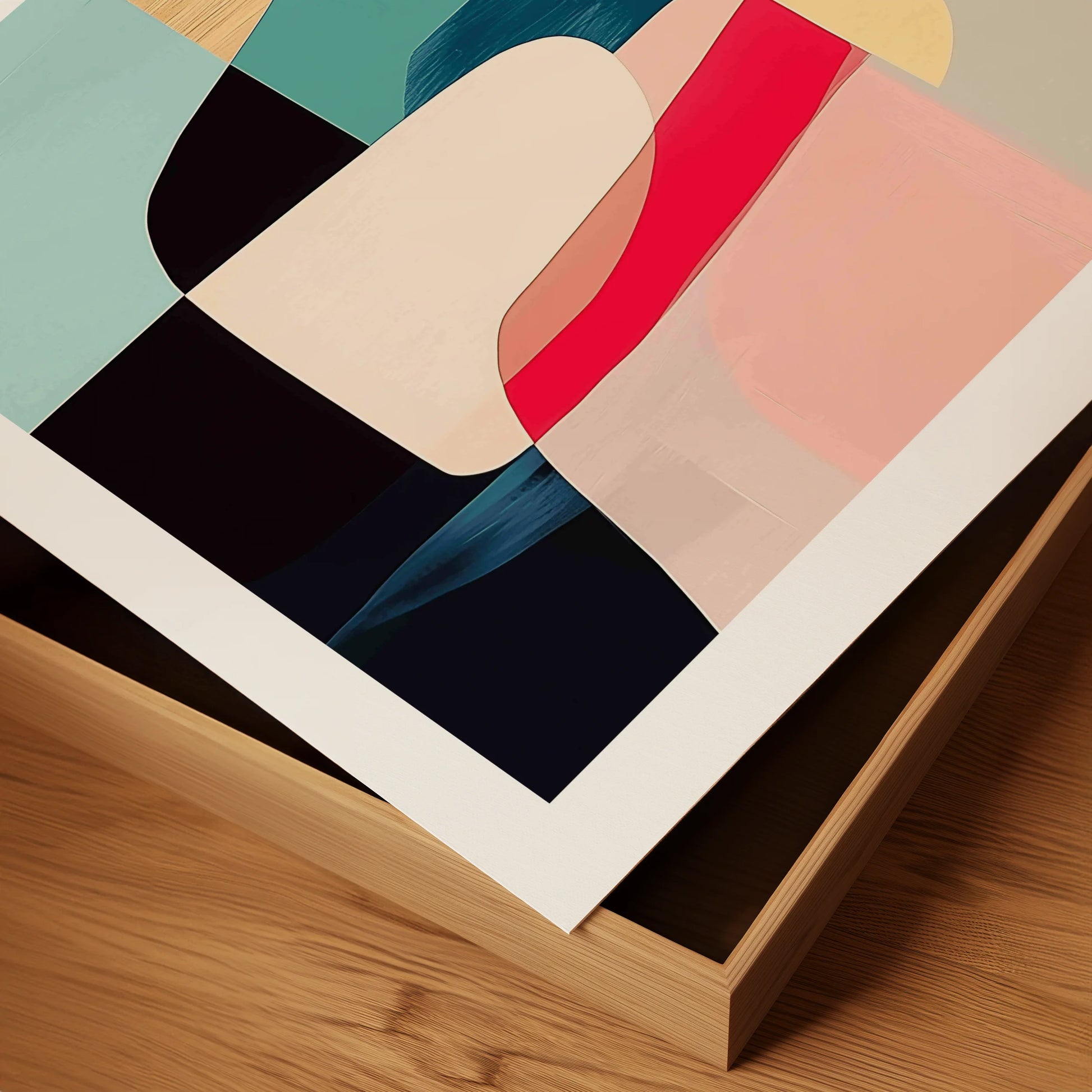 Curved Path of Color