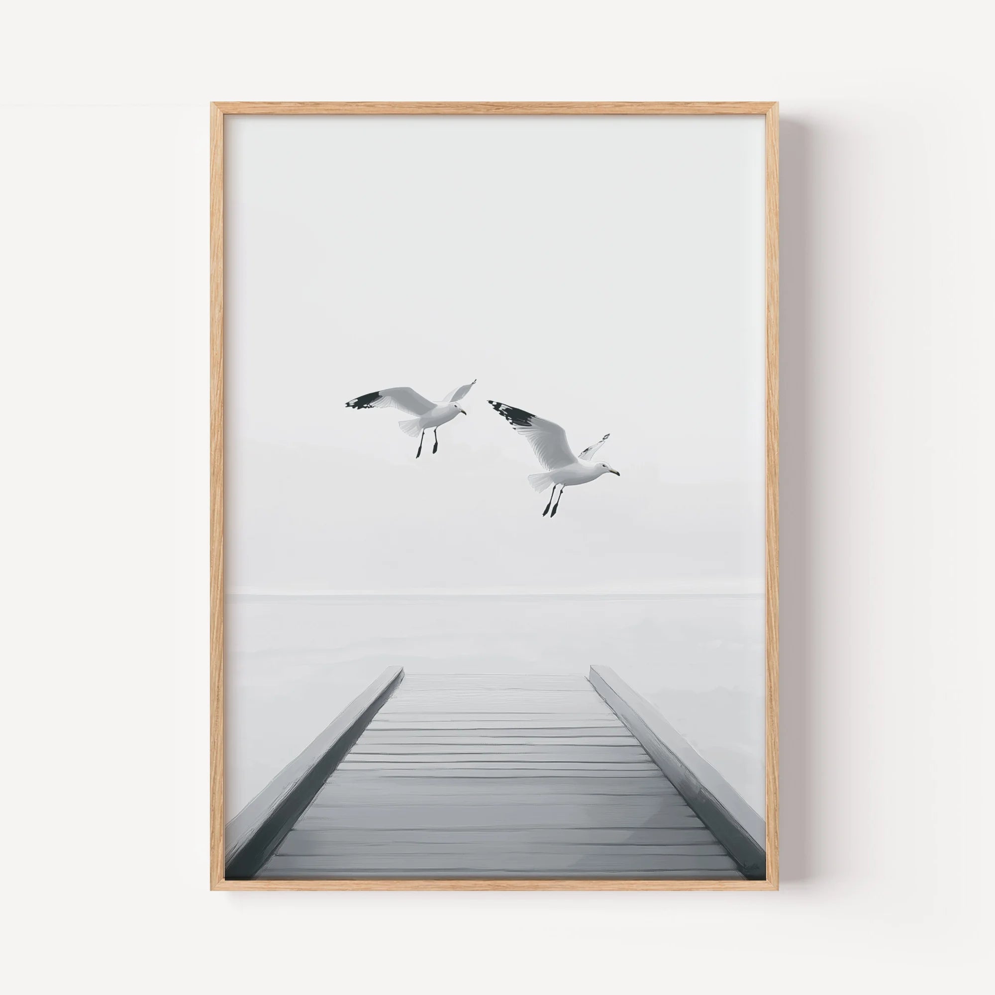 Flight Over the White Mist