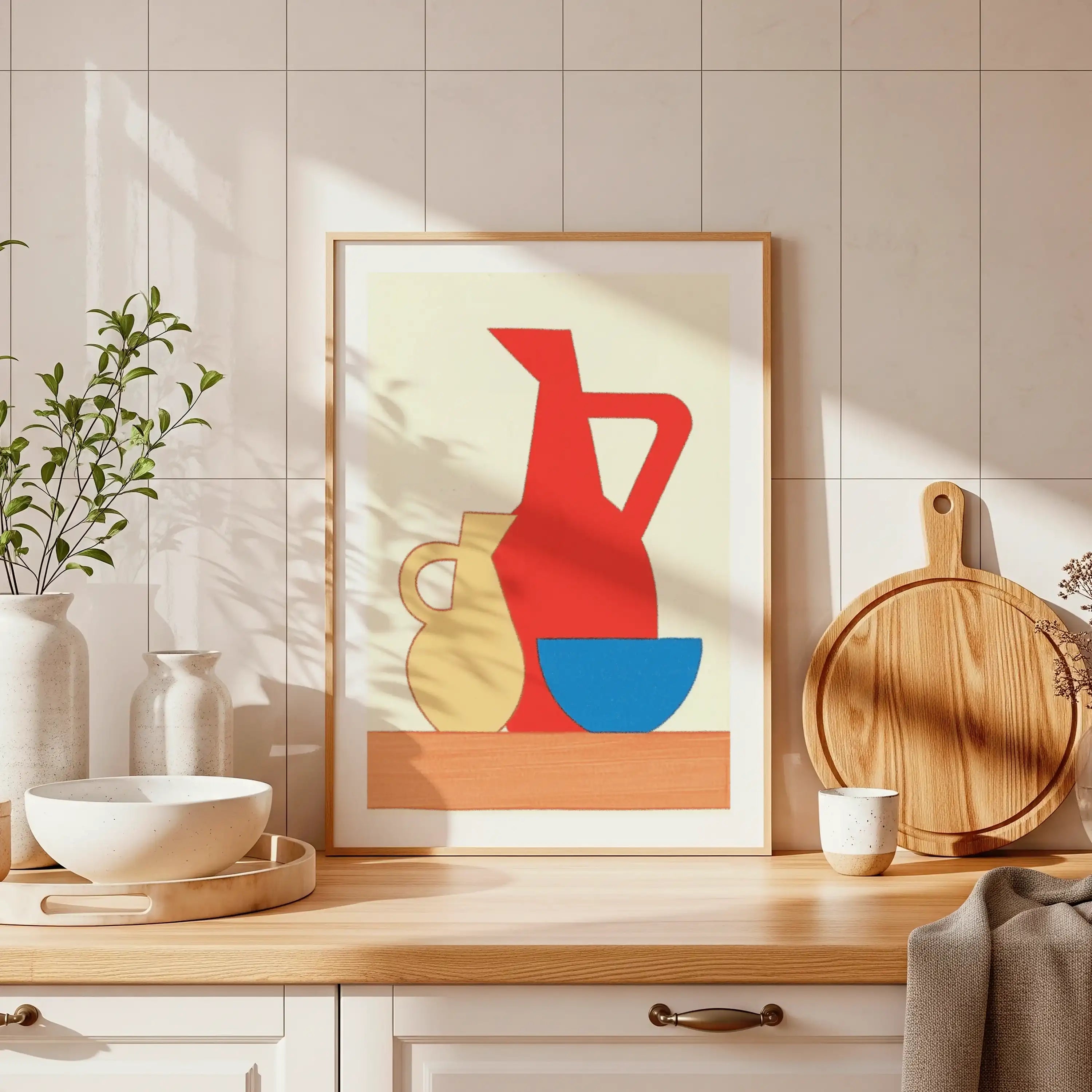 Geometric Pottery Trio