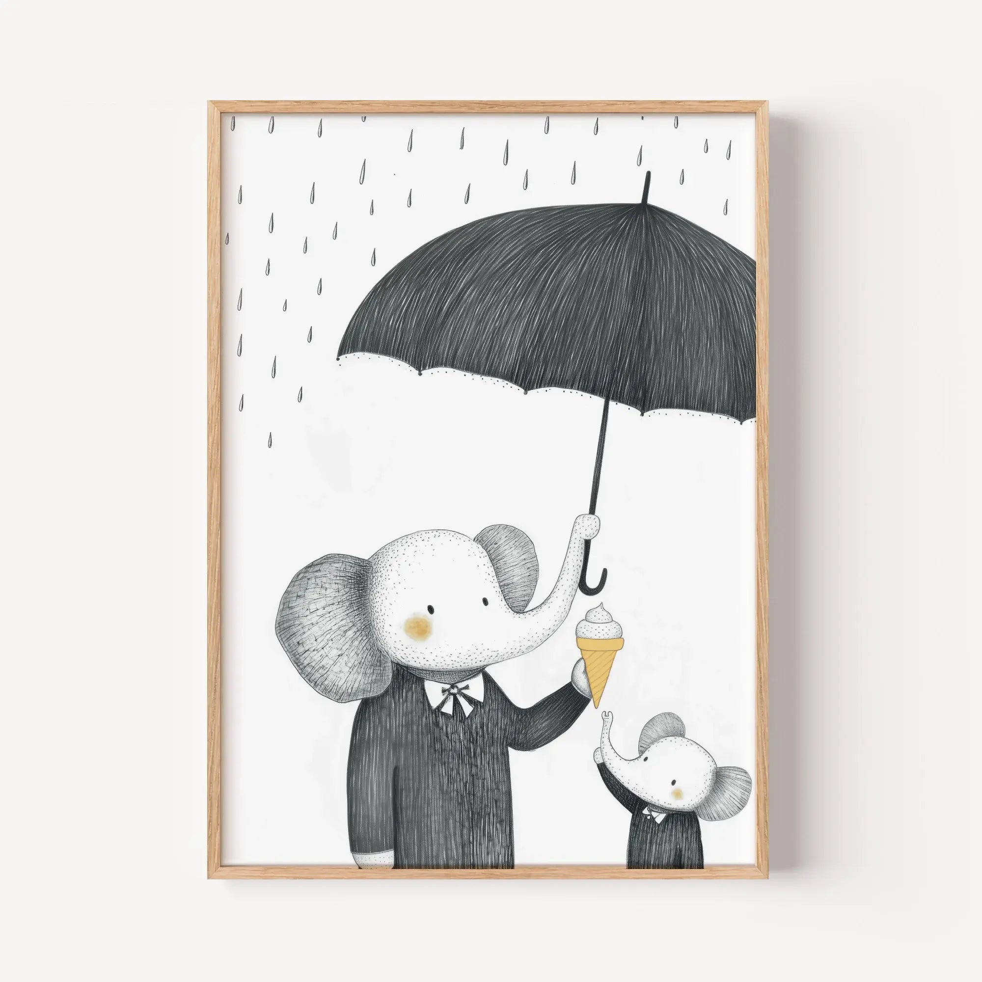 Ice Cream Under Rain