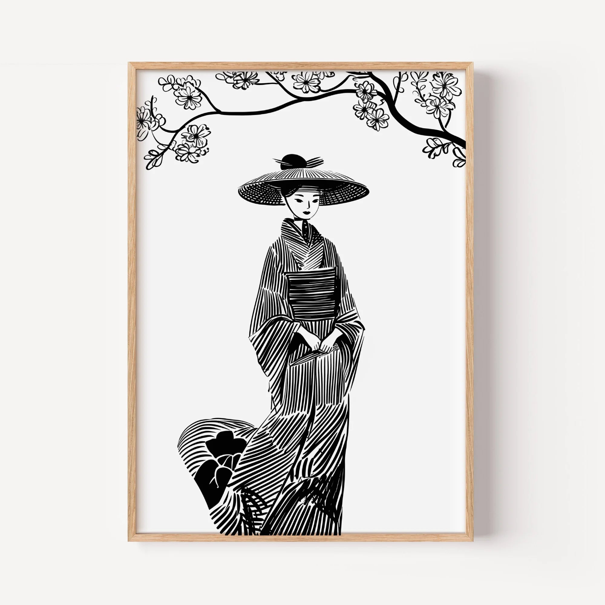 Modern Noir Japanese Elegance