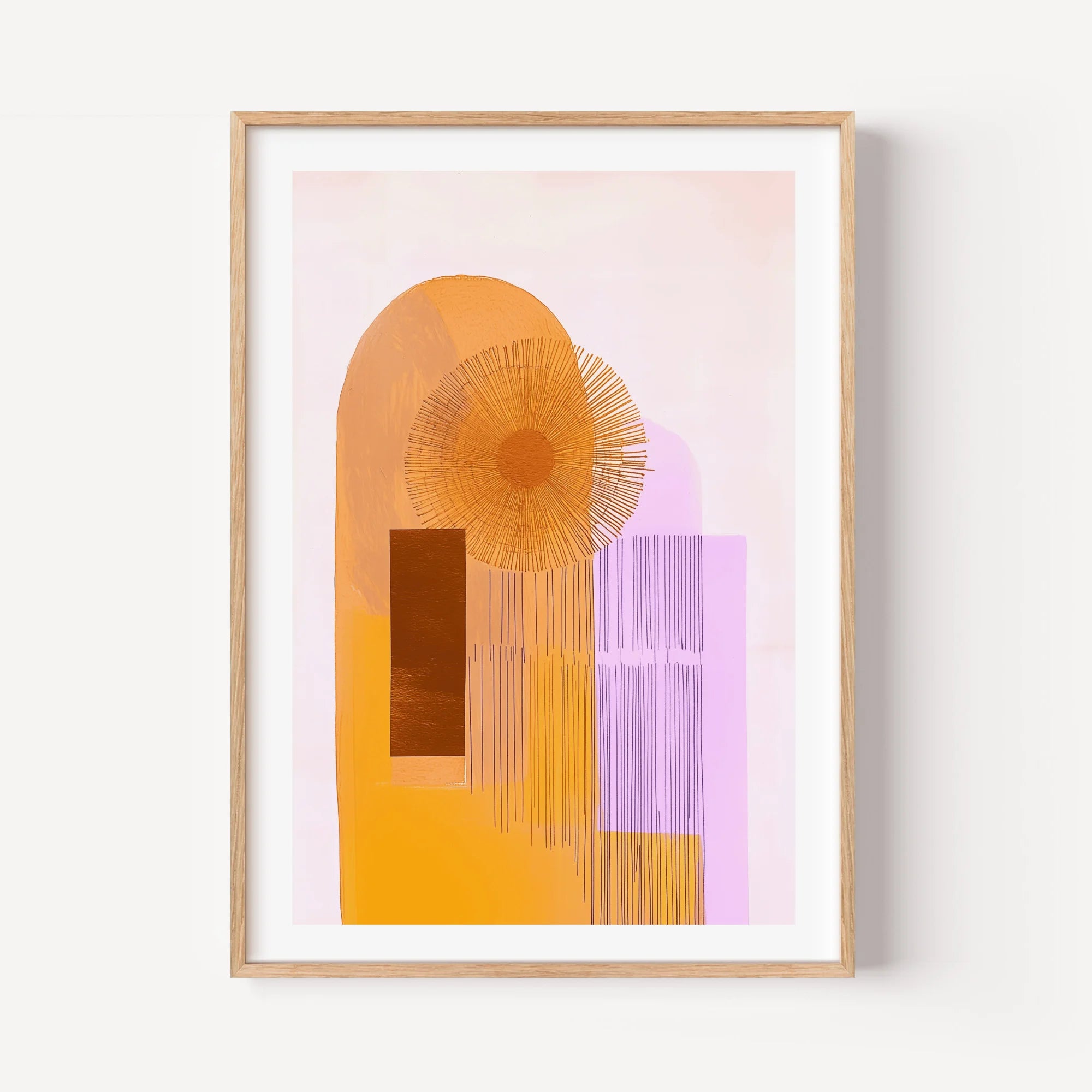 Orange Sunset Abstraction 2