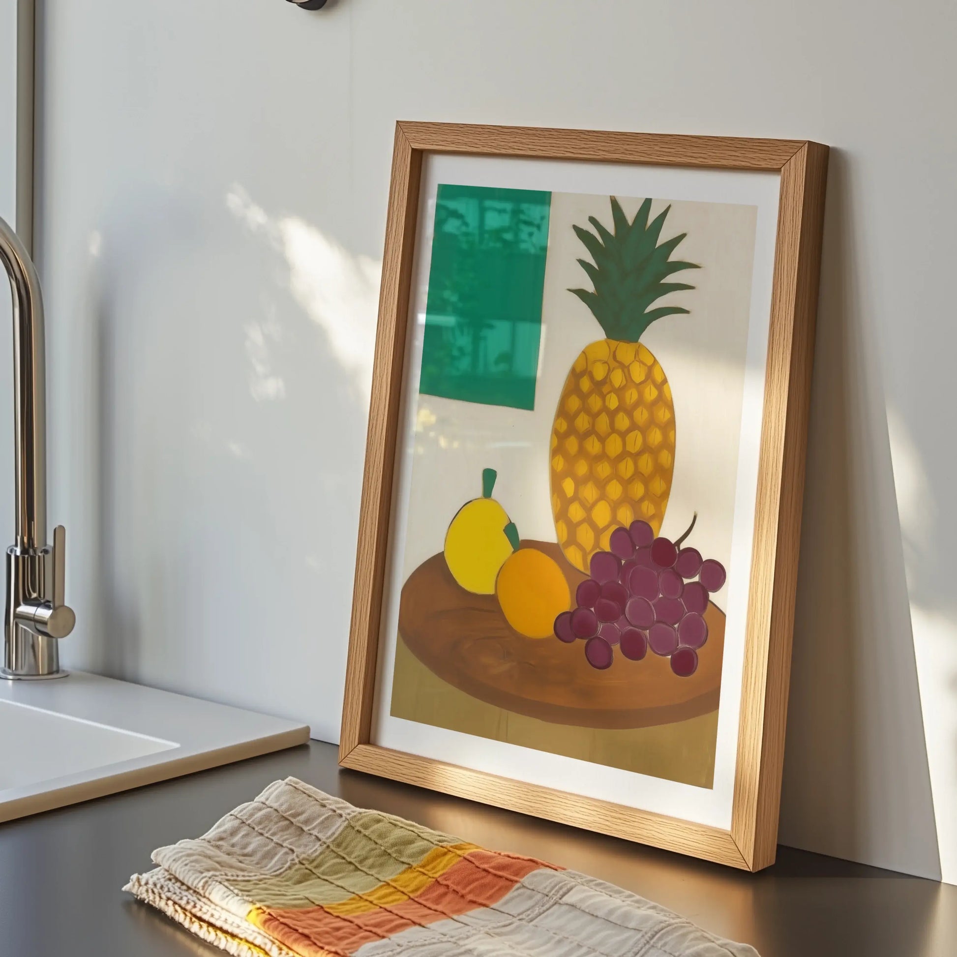 Pineapple and Grapes