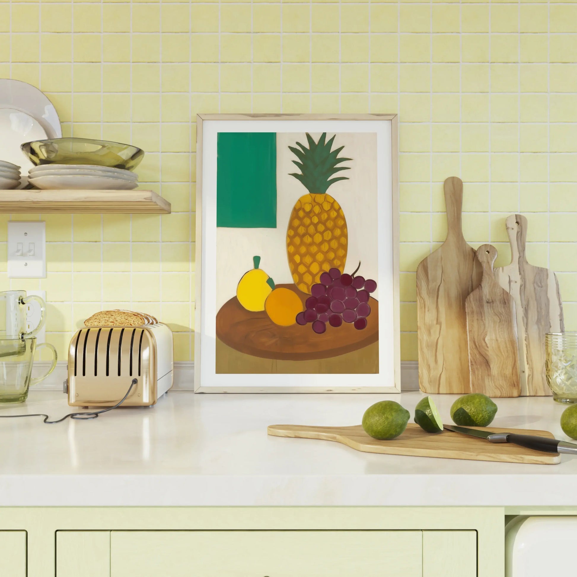 Pineapple and Grapes