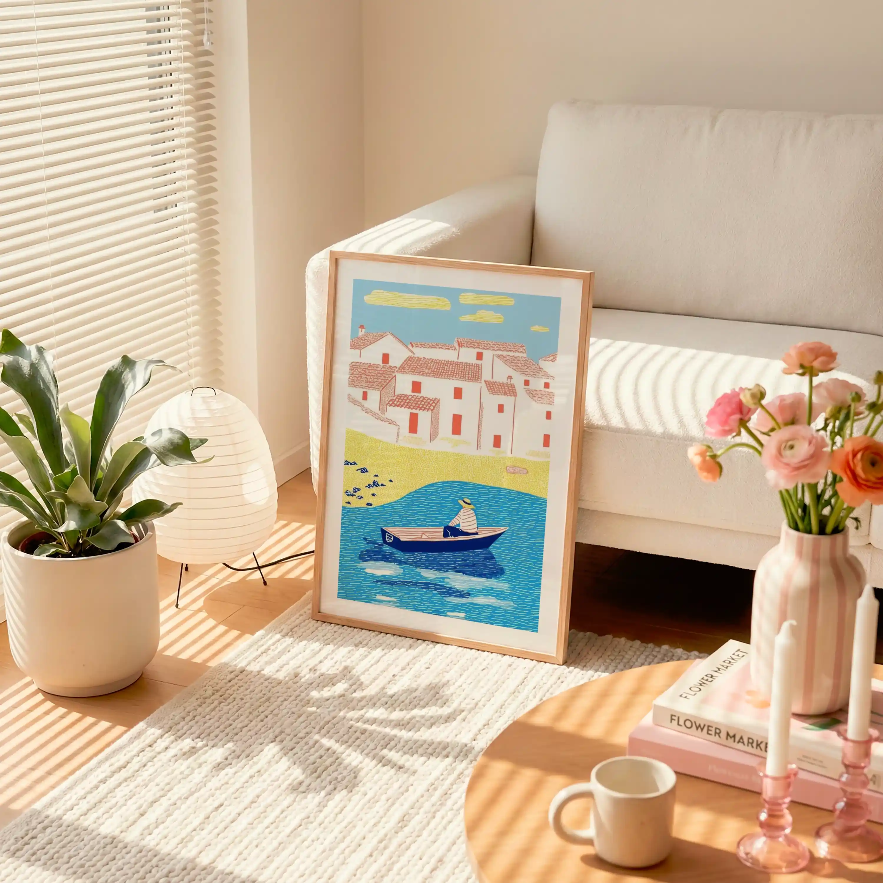 Quiet Morning in the Coastal Village