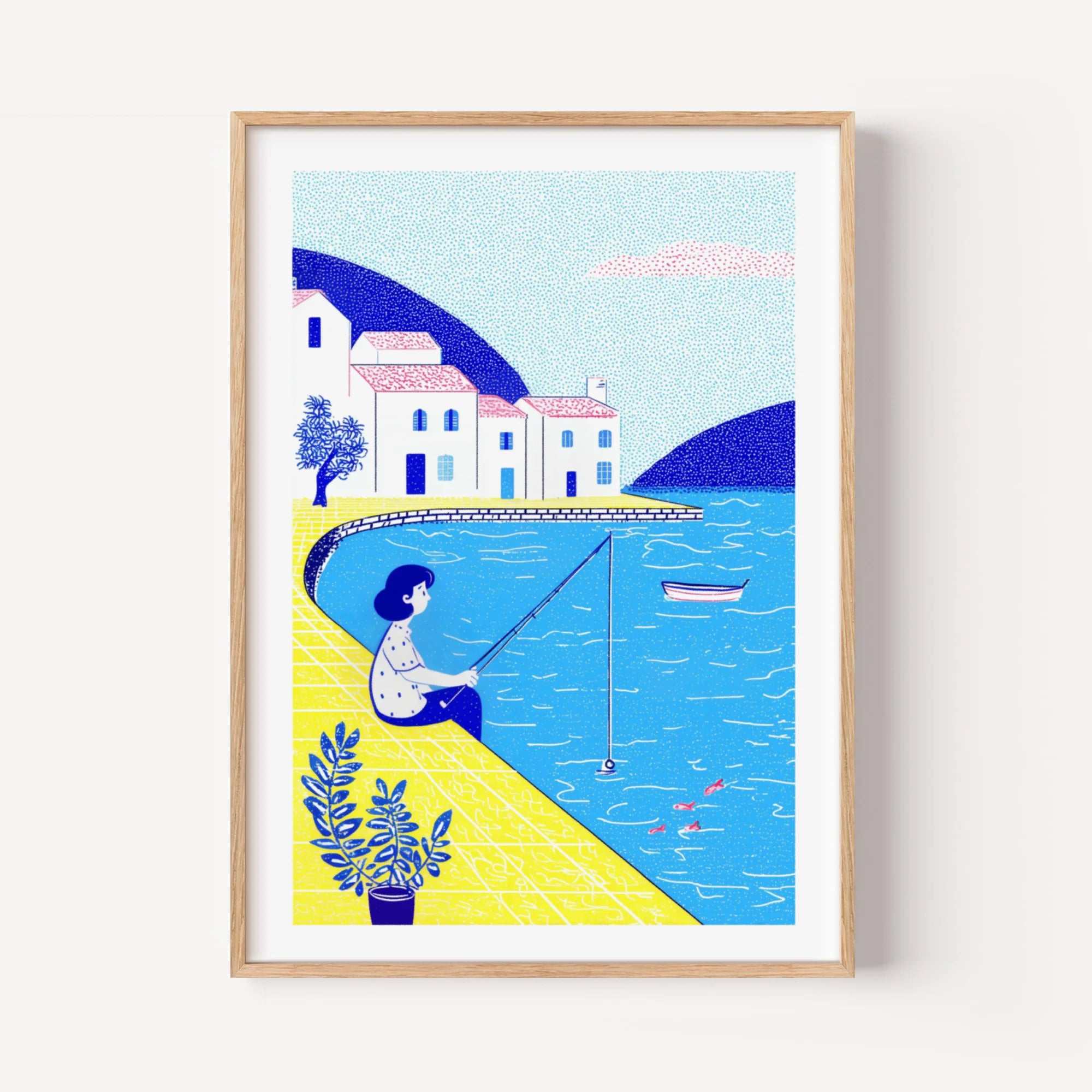 Red Fish in the Blue Port 1