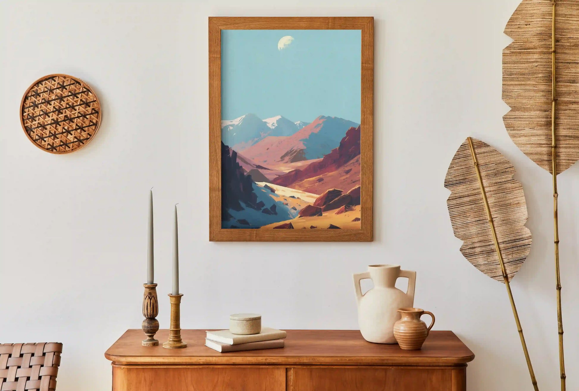 Red Valley and Distant Peaks