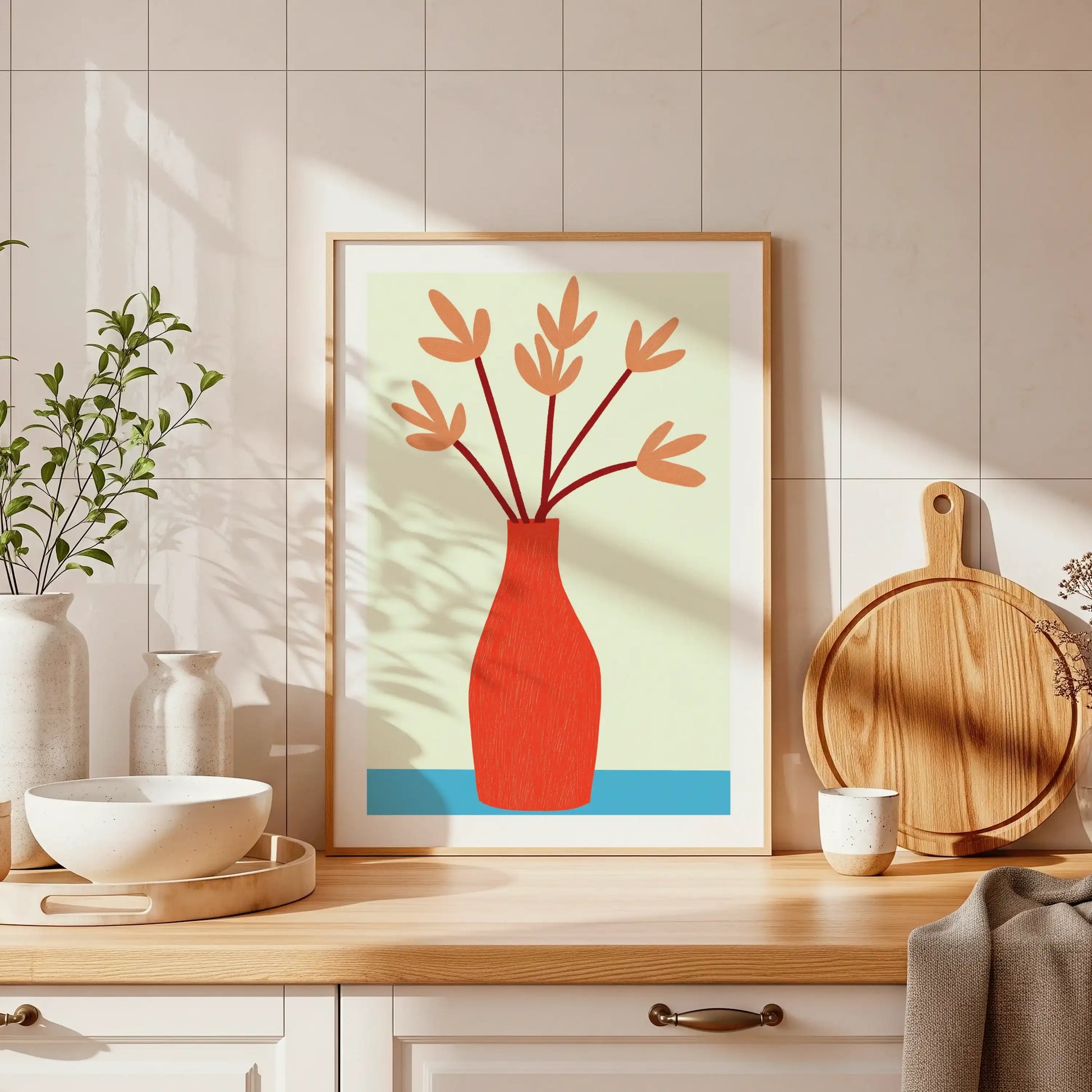 Red Vase