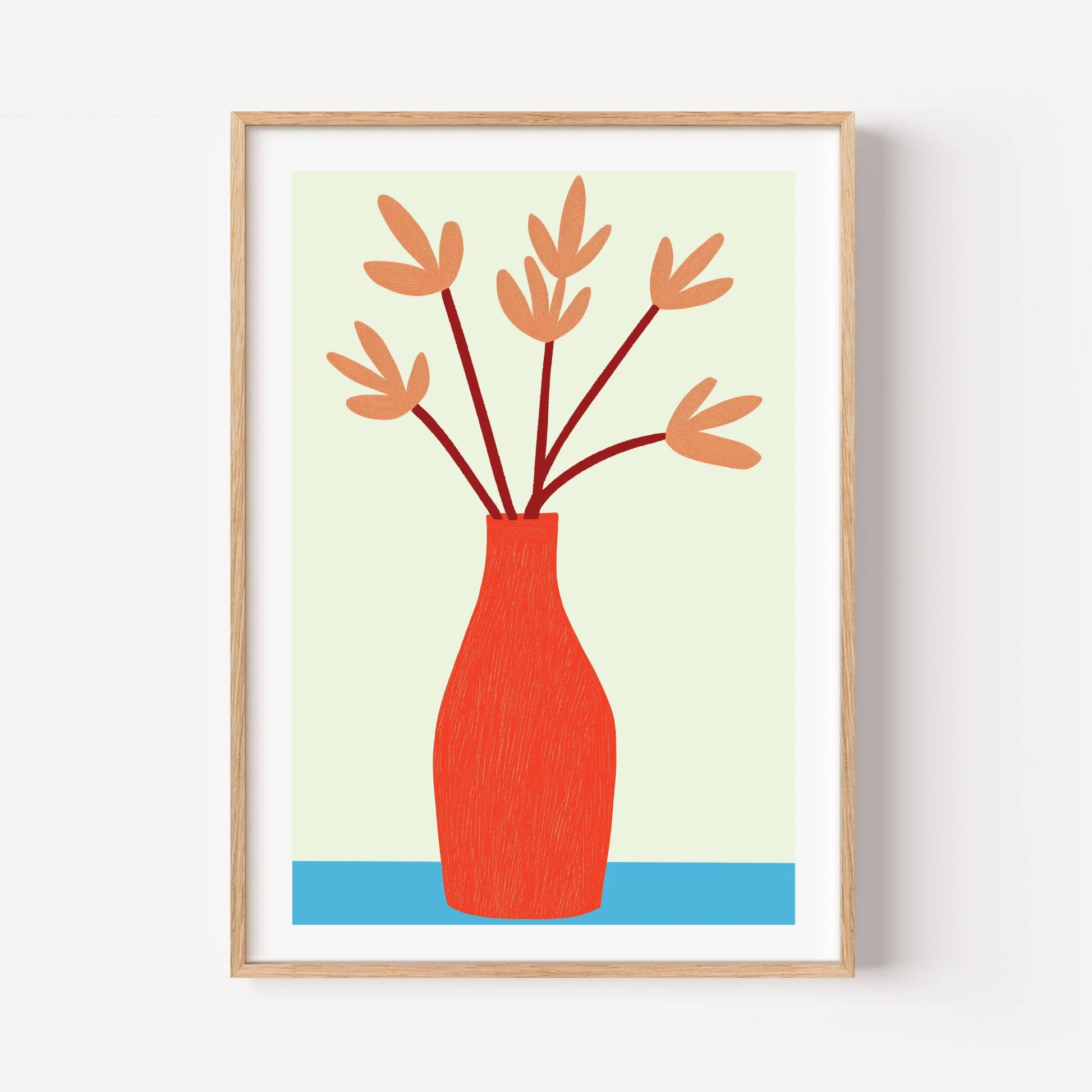 Red Vase
