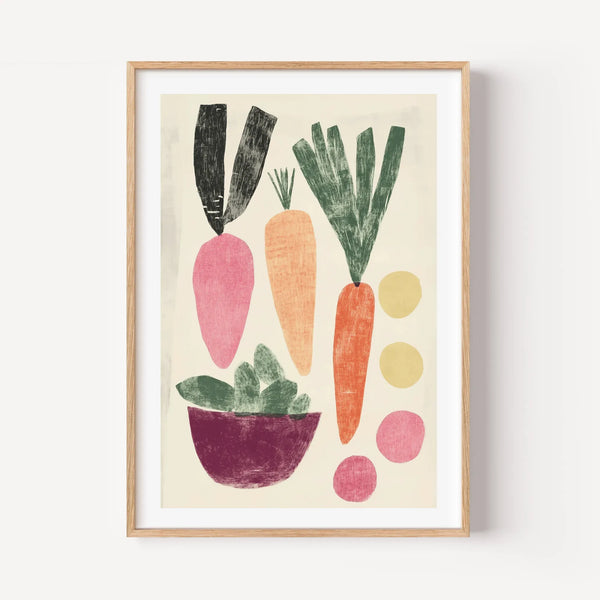 Rustic Carrot Harvest