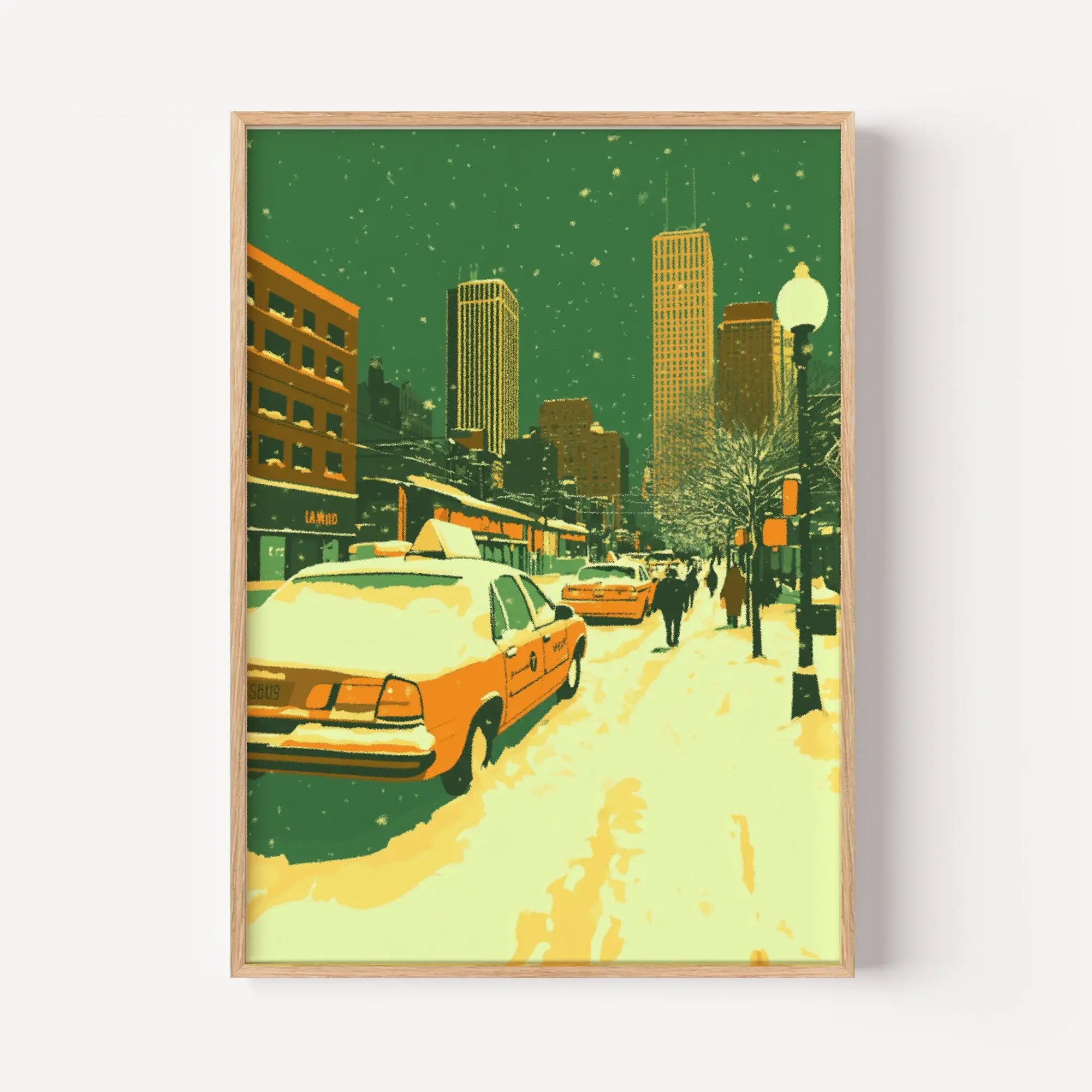 Skyline Silhouette in the Cold