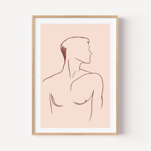 Stoic Profile Sketch 1