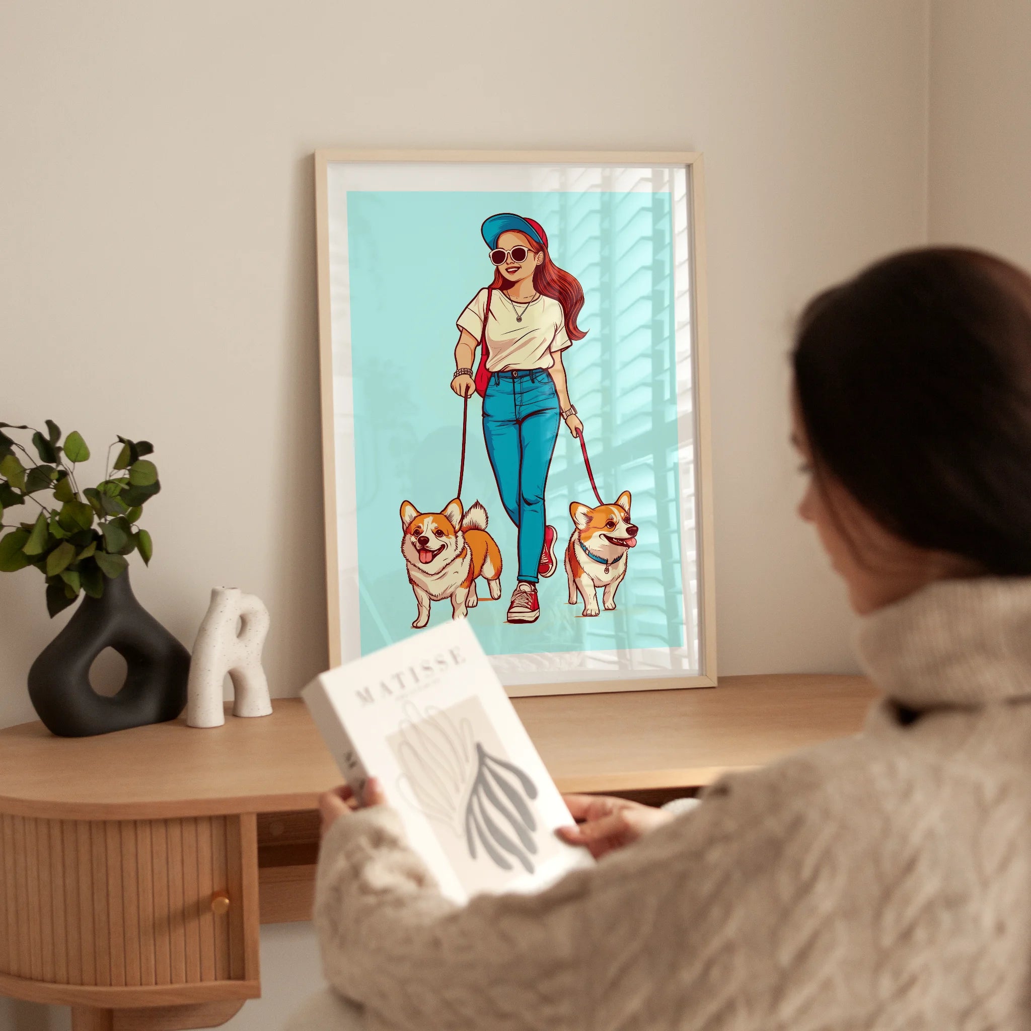 Sunny Day With Corgis