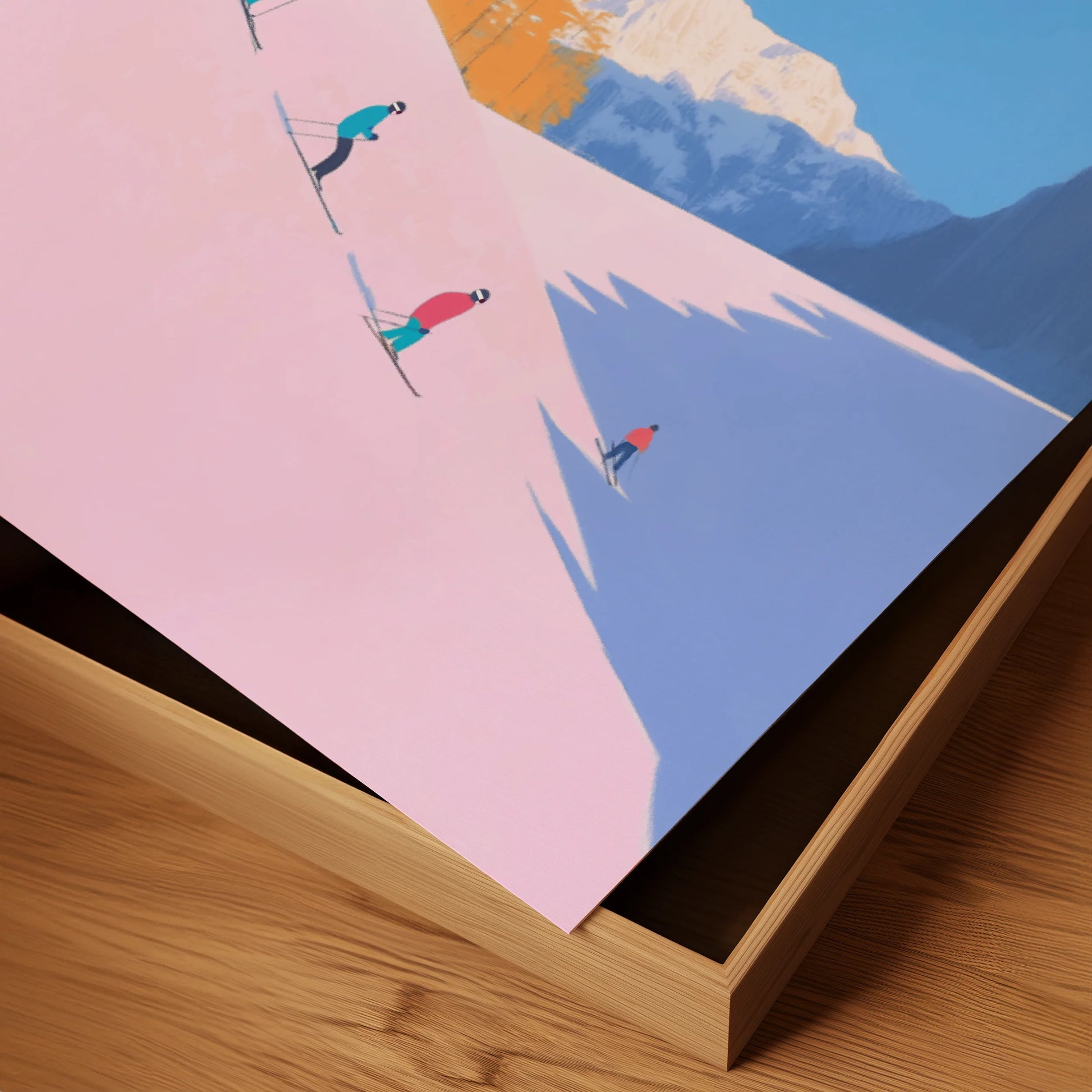 Sunset Hues on an Alpine Slope 2