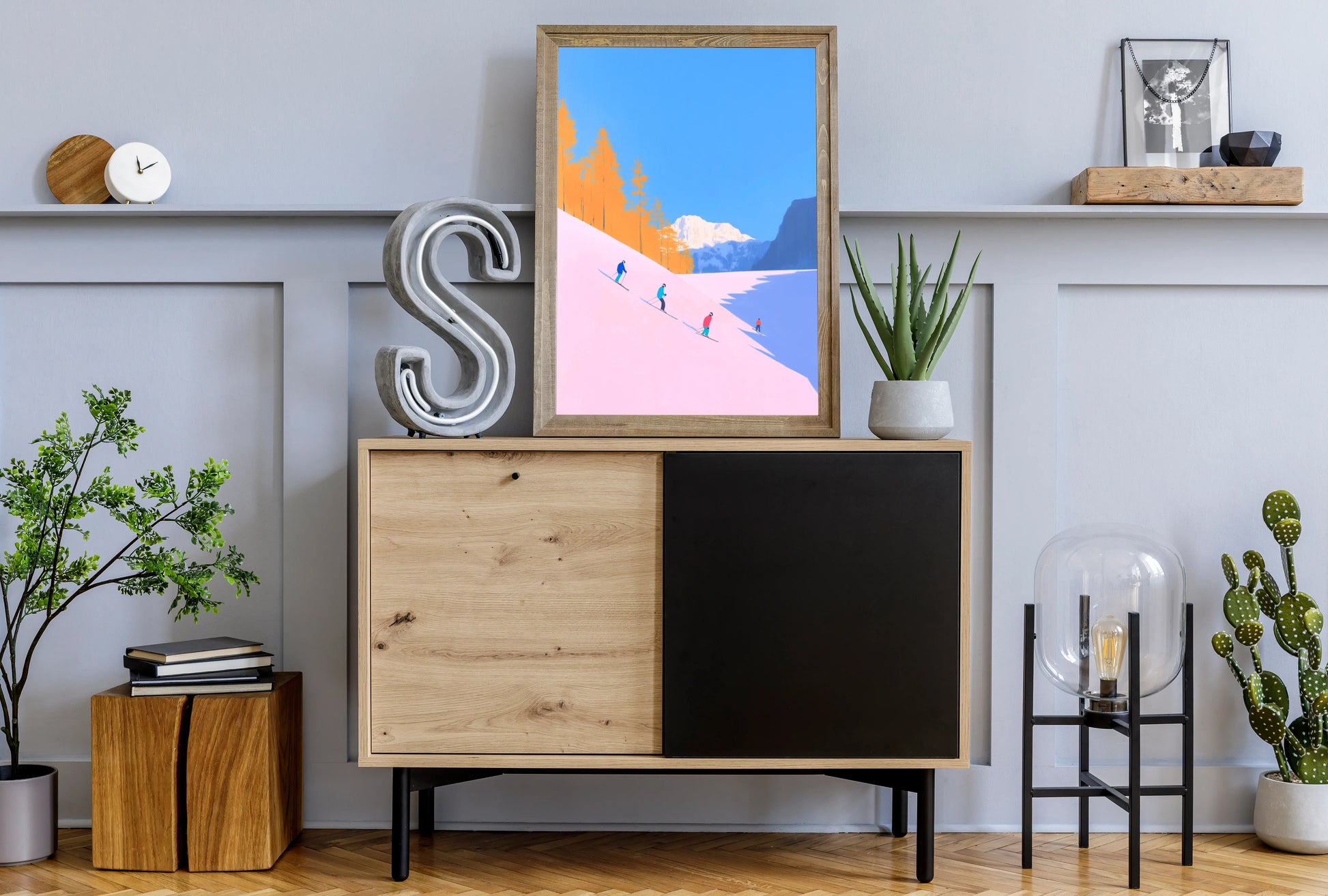 Sunset Hues on an Alpine Slope 2