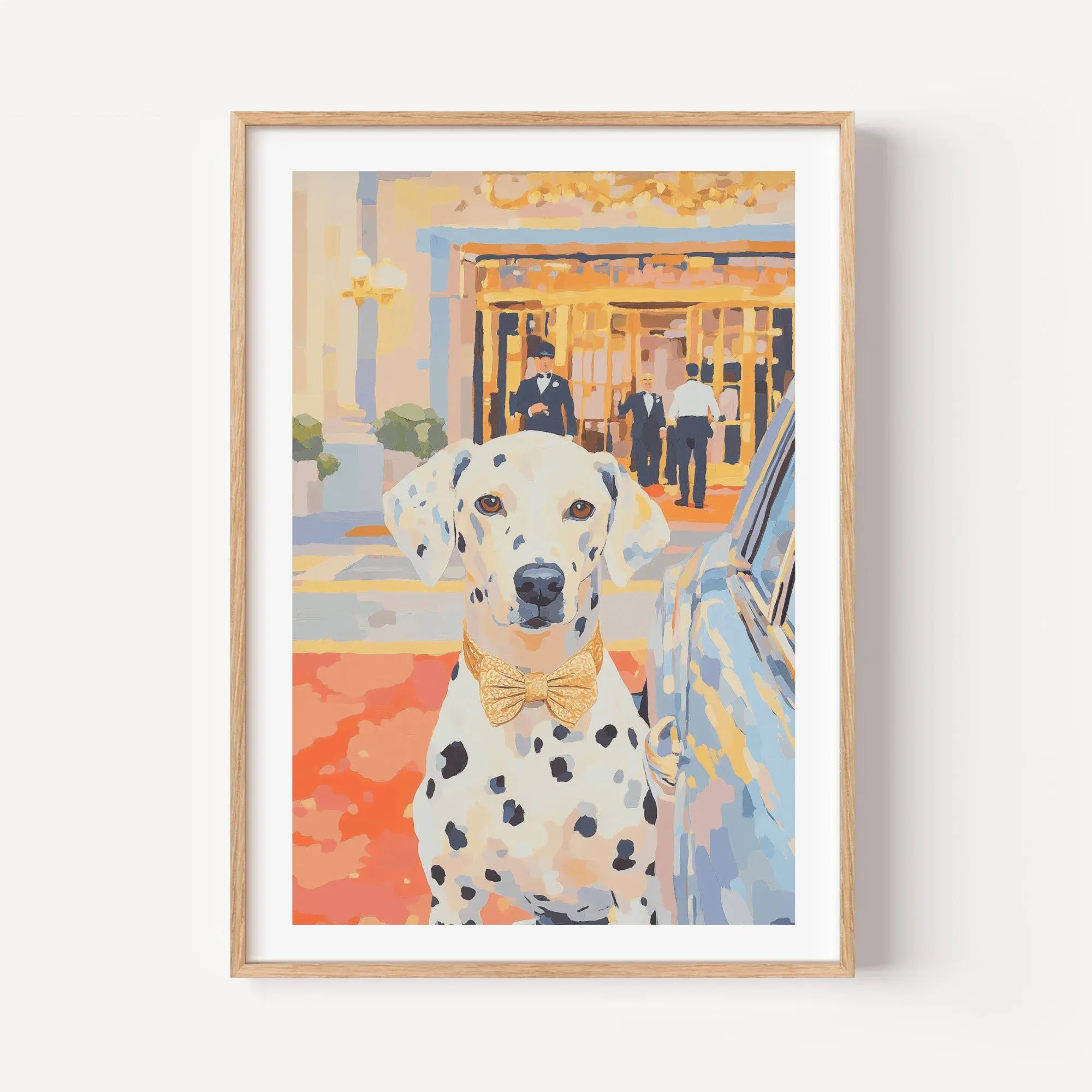 The Golden Bow Dalmatian