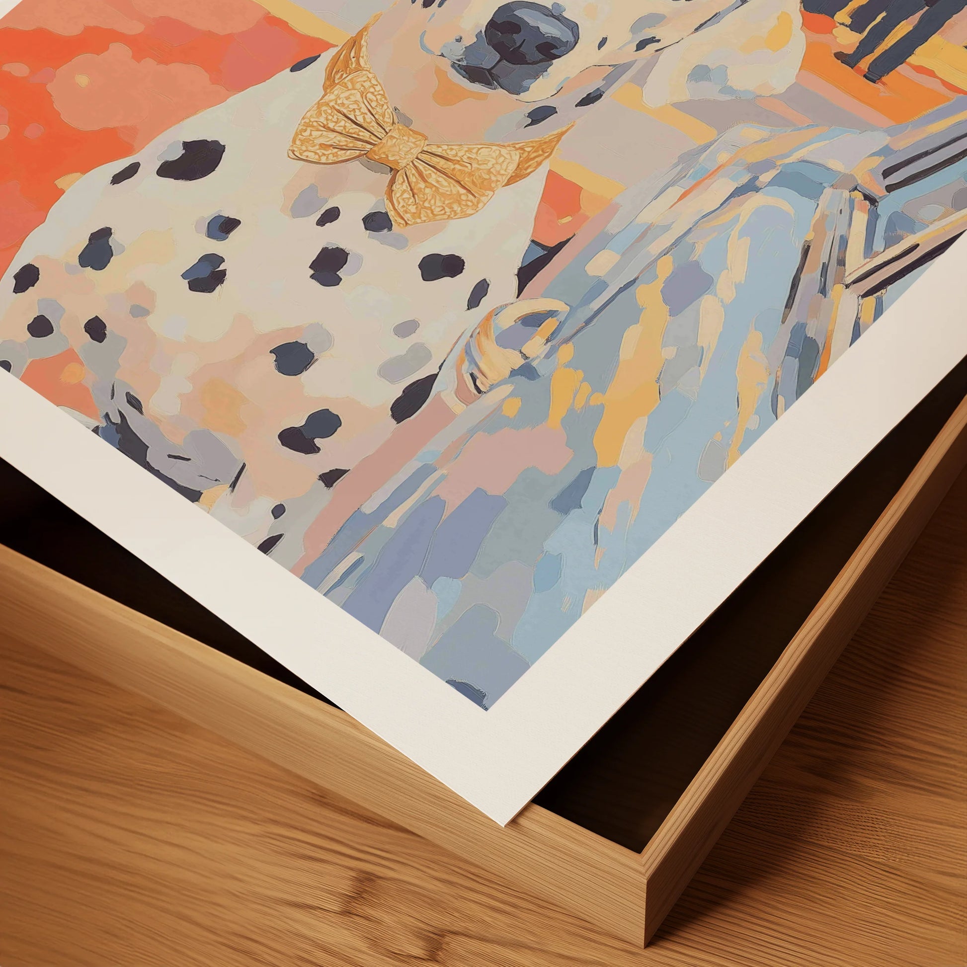 The Golden Bow Dalmatian