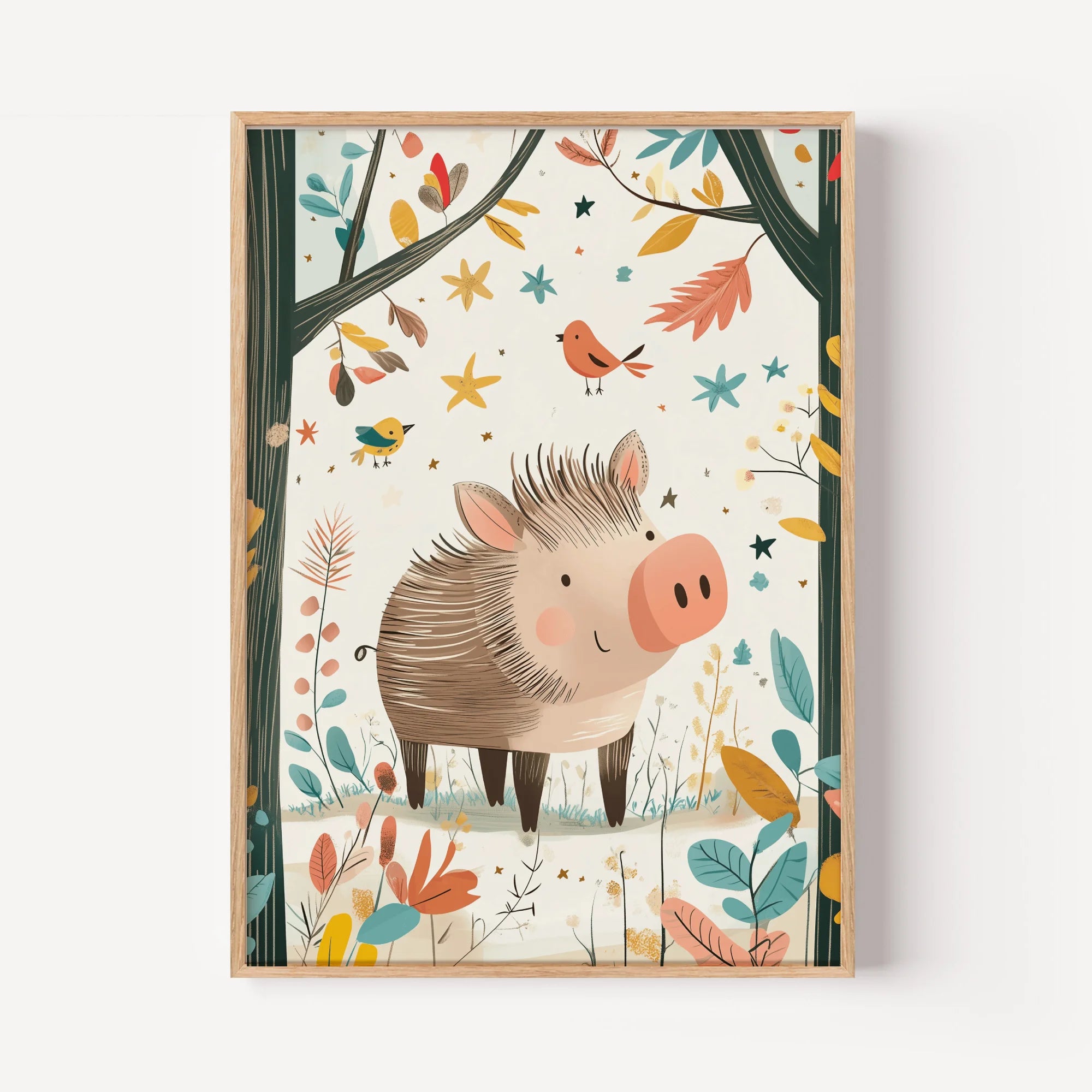 The Happy Little Wild Boar
