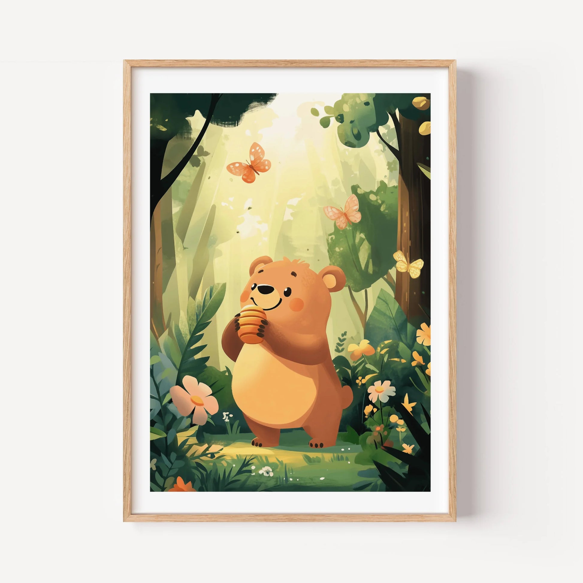 The Honey Bear and the Butterflies
