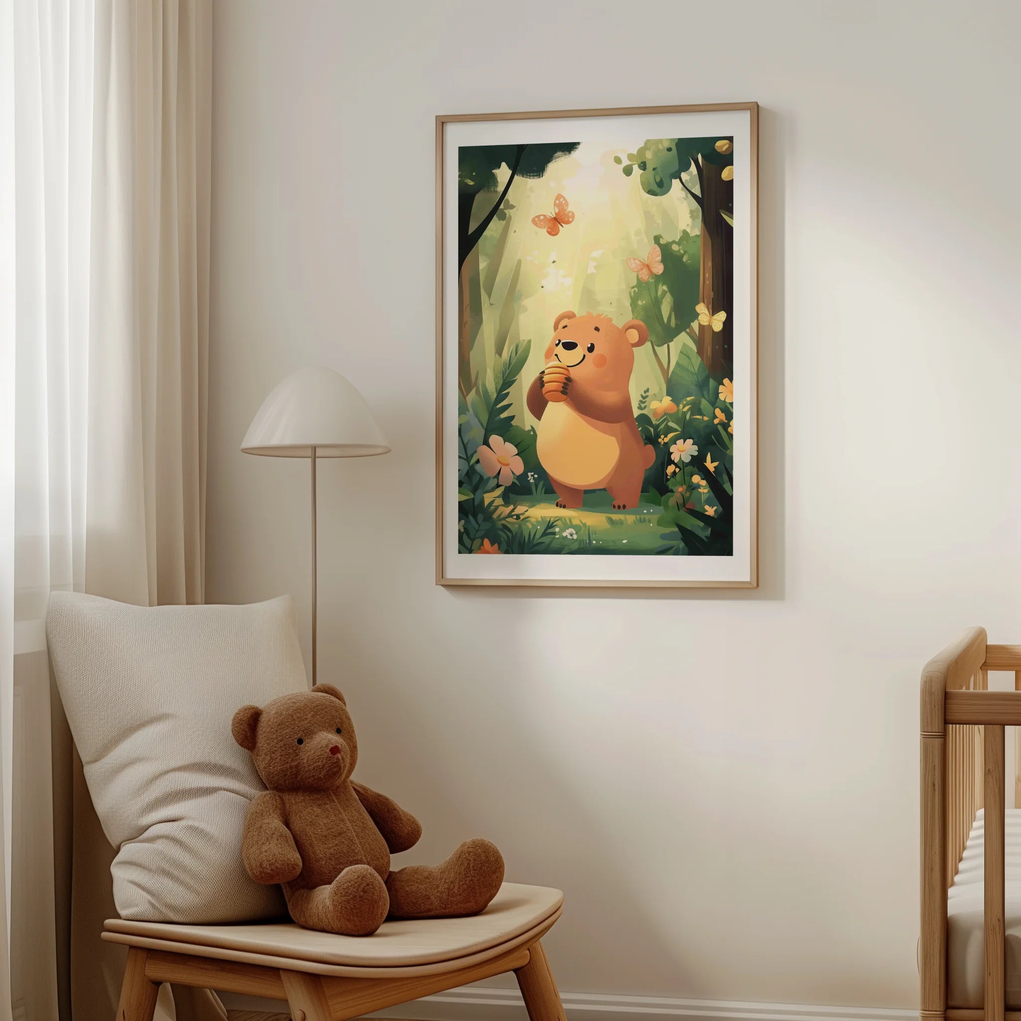 The Honey Bear and the Butterflies