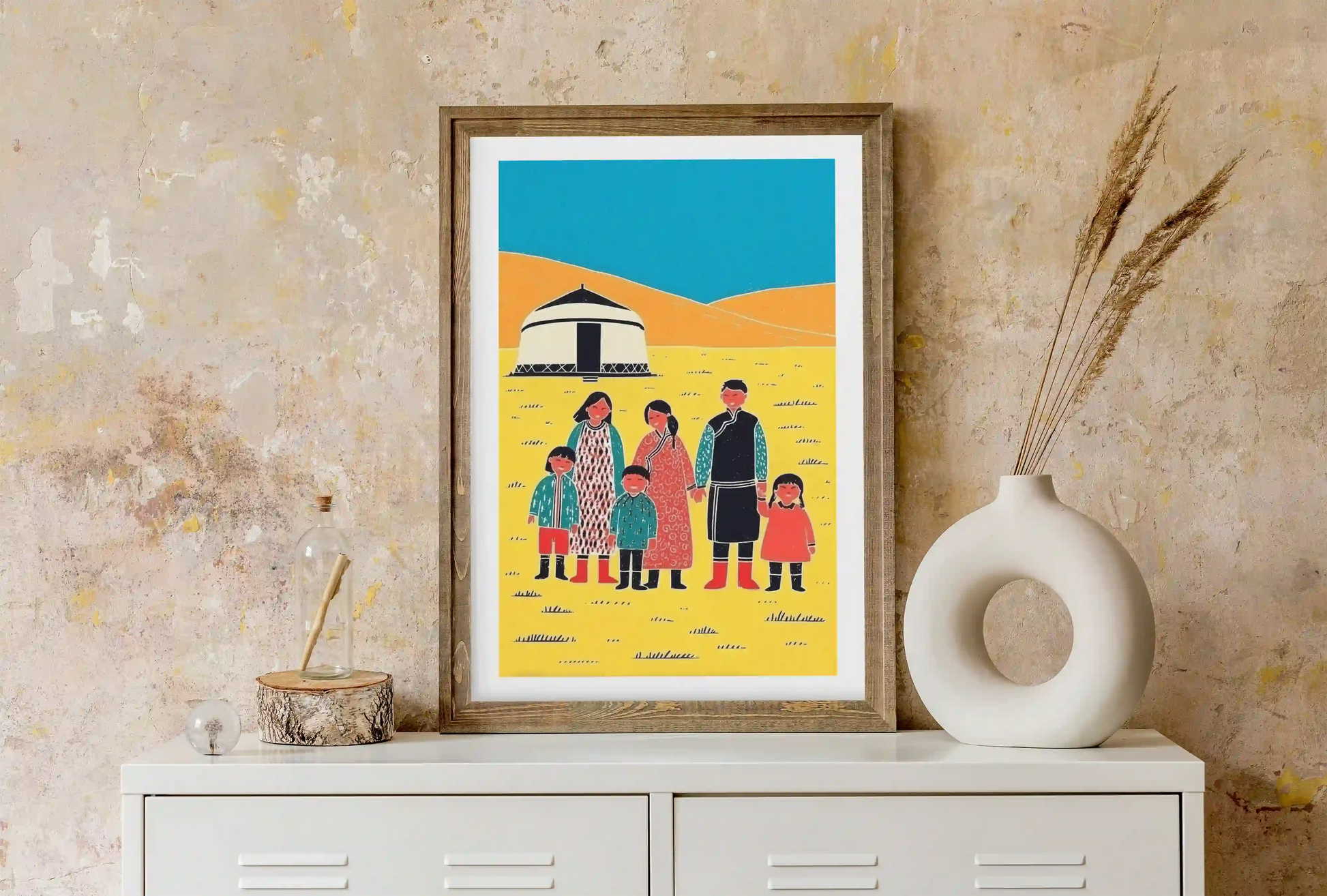 The Mongolian Nomad Family