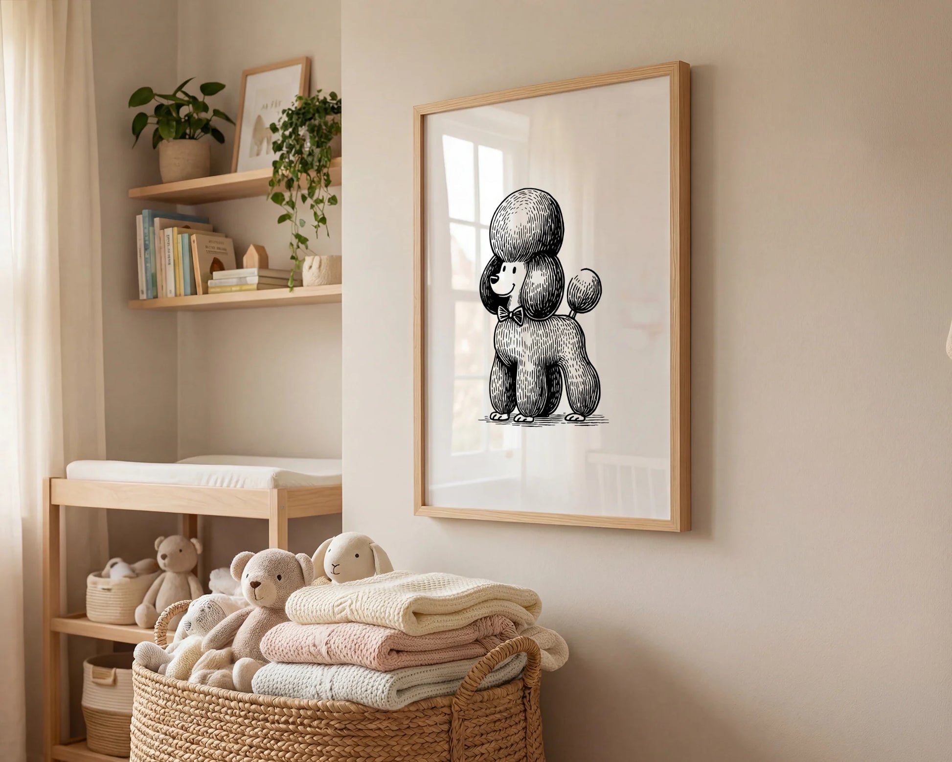 The Pompom Poodle Portrait