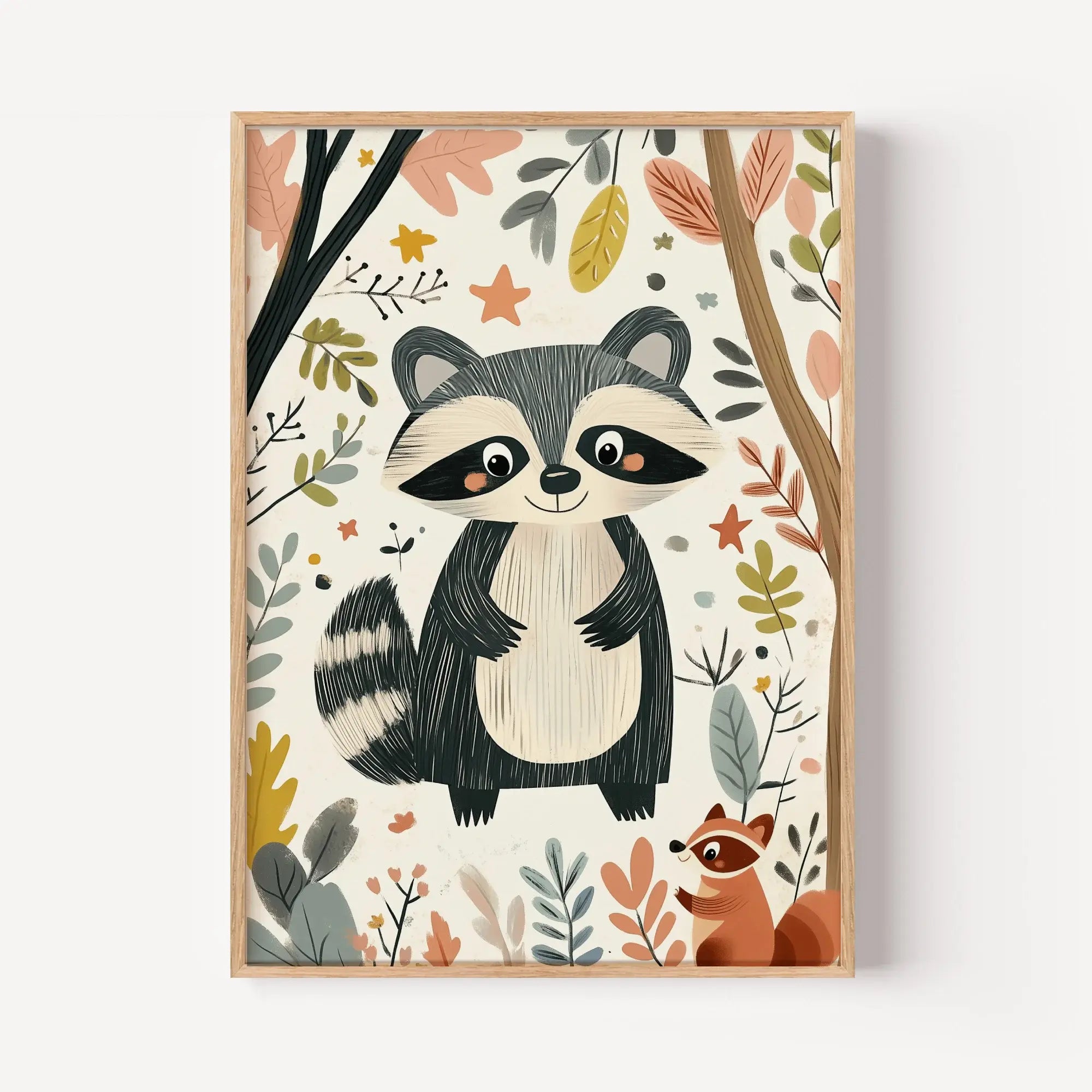 The Raccoon's Starry Woods