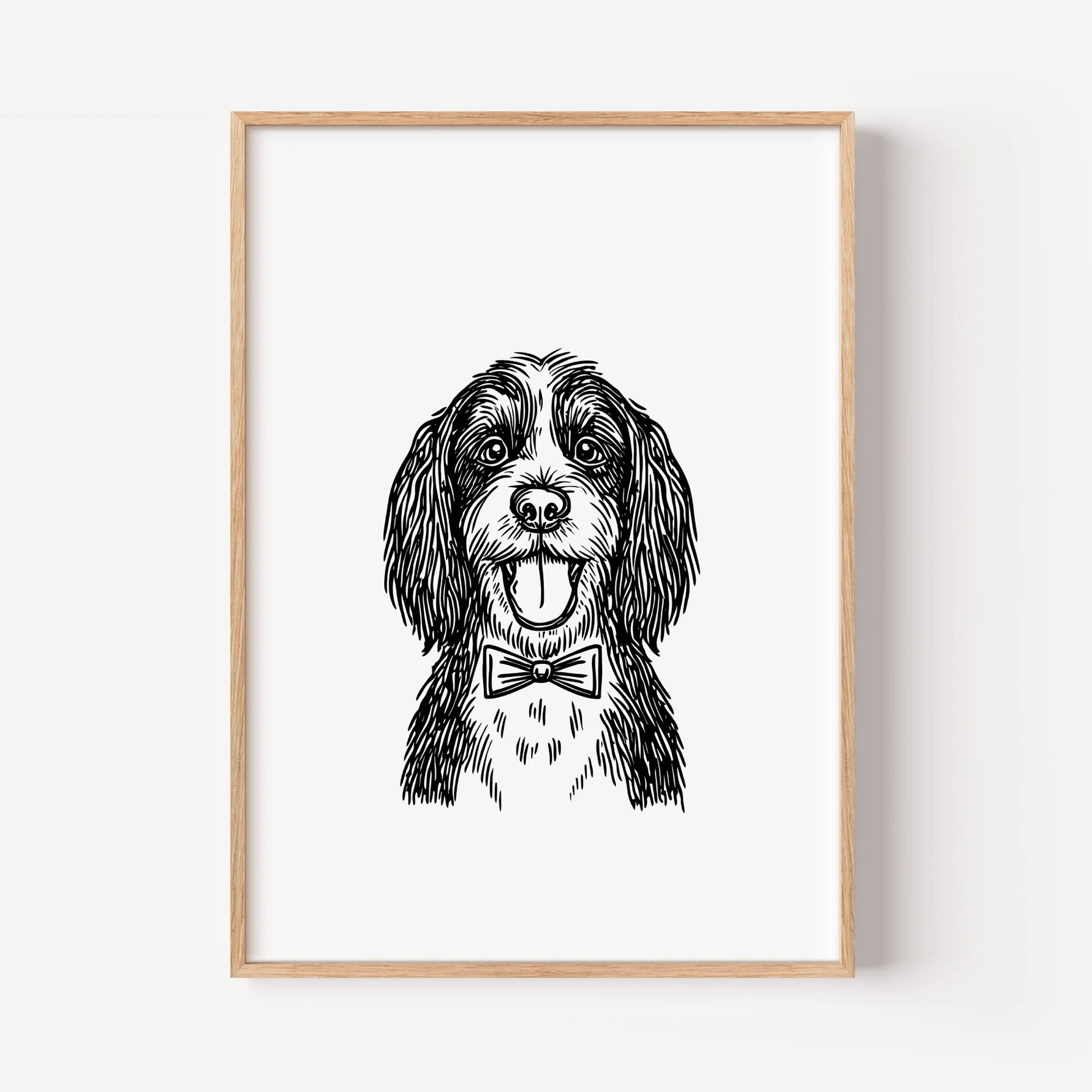The Smiling Dog in a Bow Tie