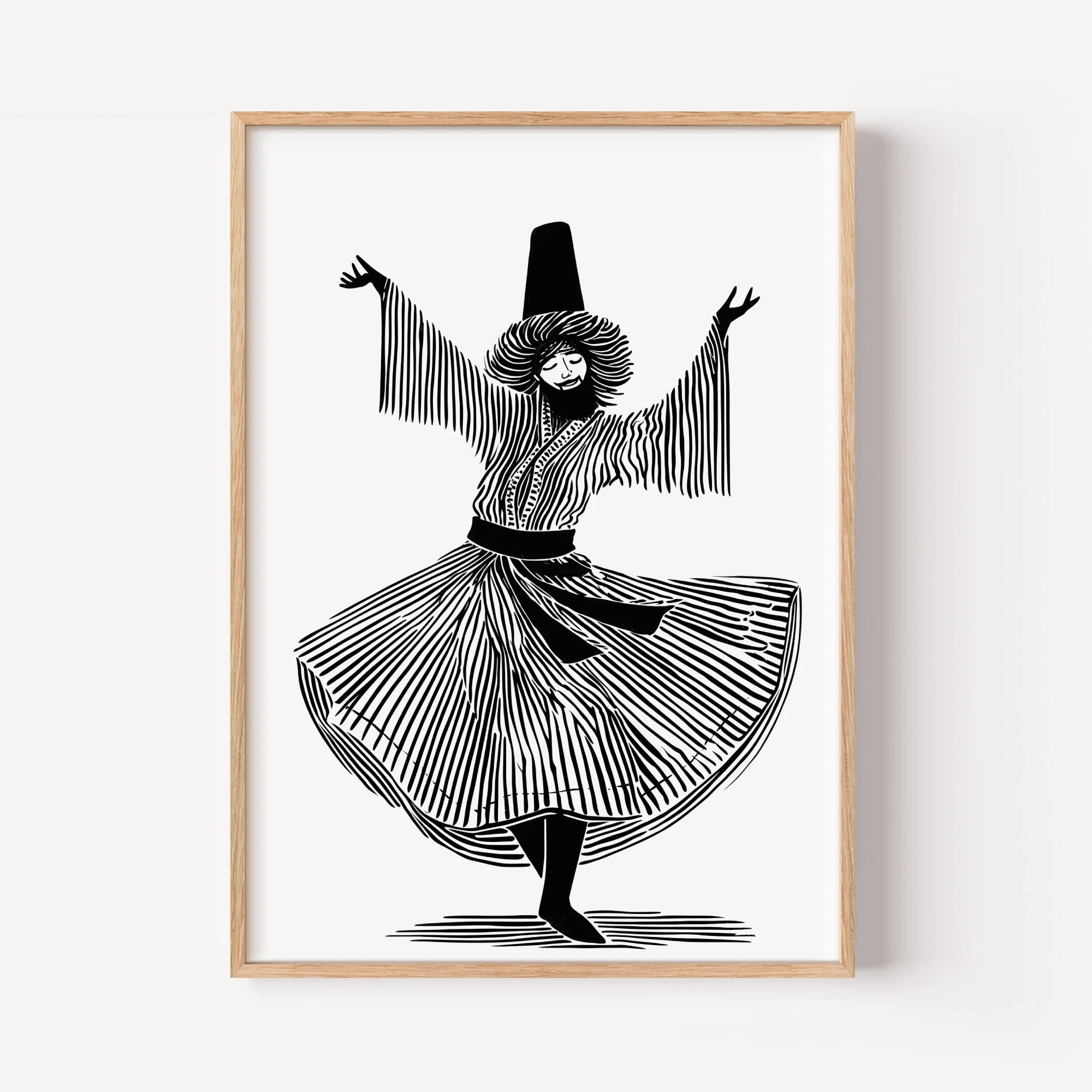 The Whirling Dervish in Ink