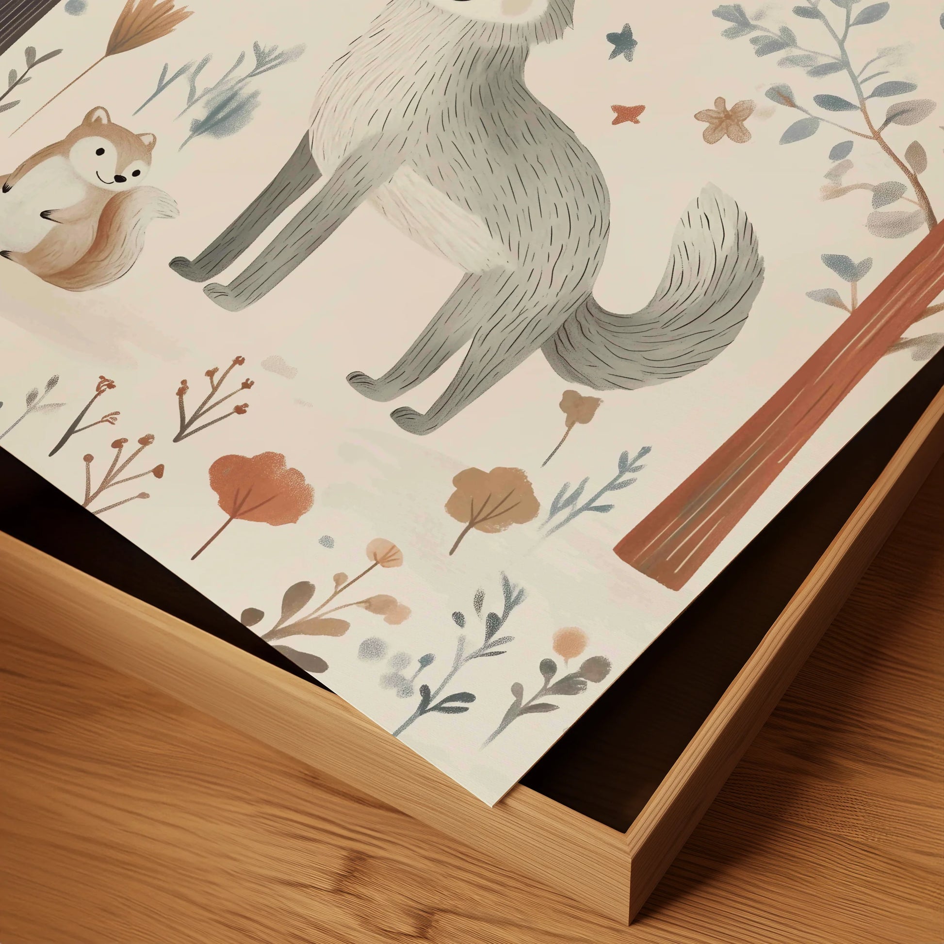 The Wolf and the Tiny Squirrel