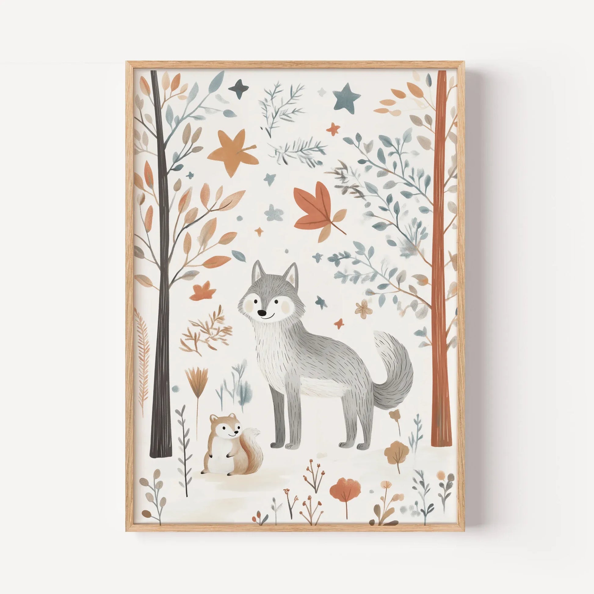 The Wolf and the Tiny Squirrel
