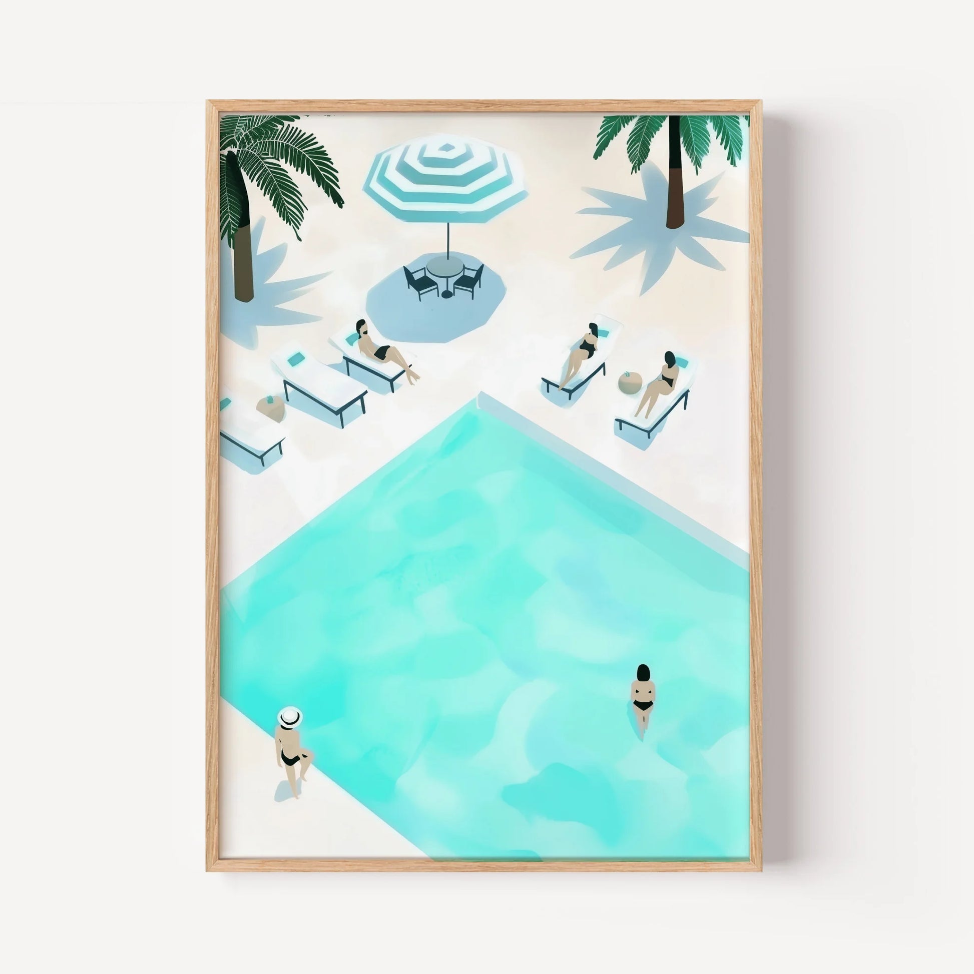 Turquoise Poolside Bliss
