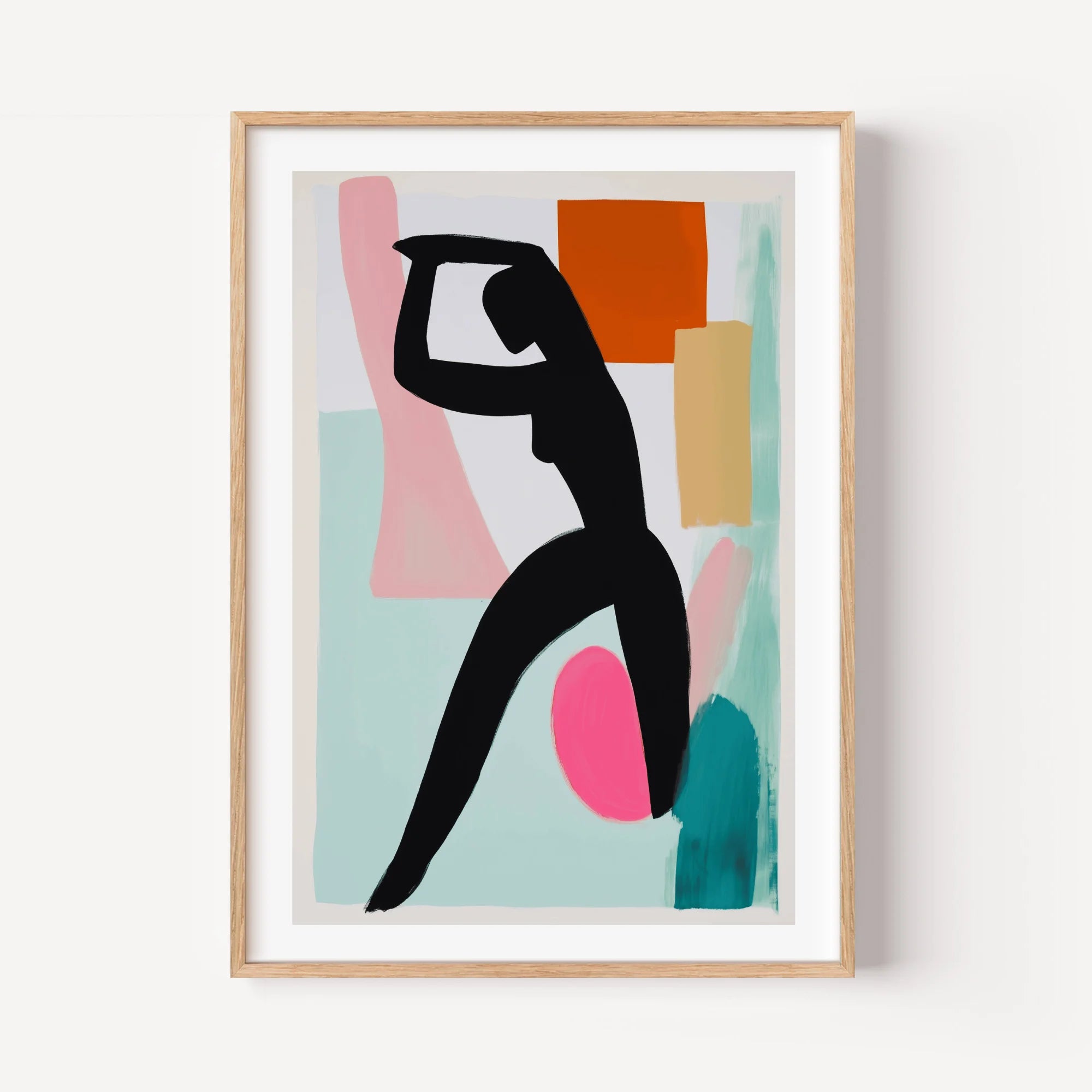 Vibrant Silhouette in Motion