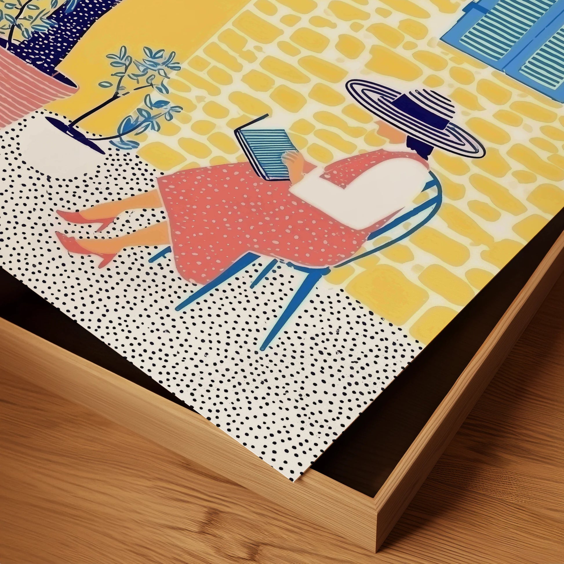 Woman Reading in the Garden