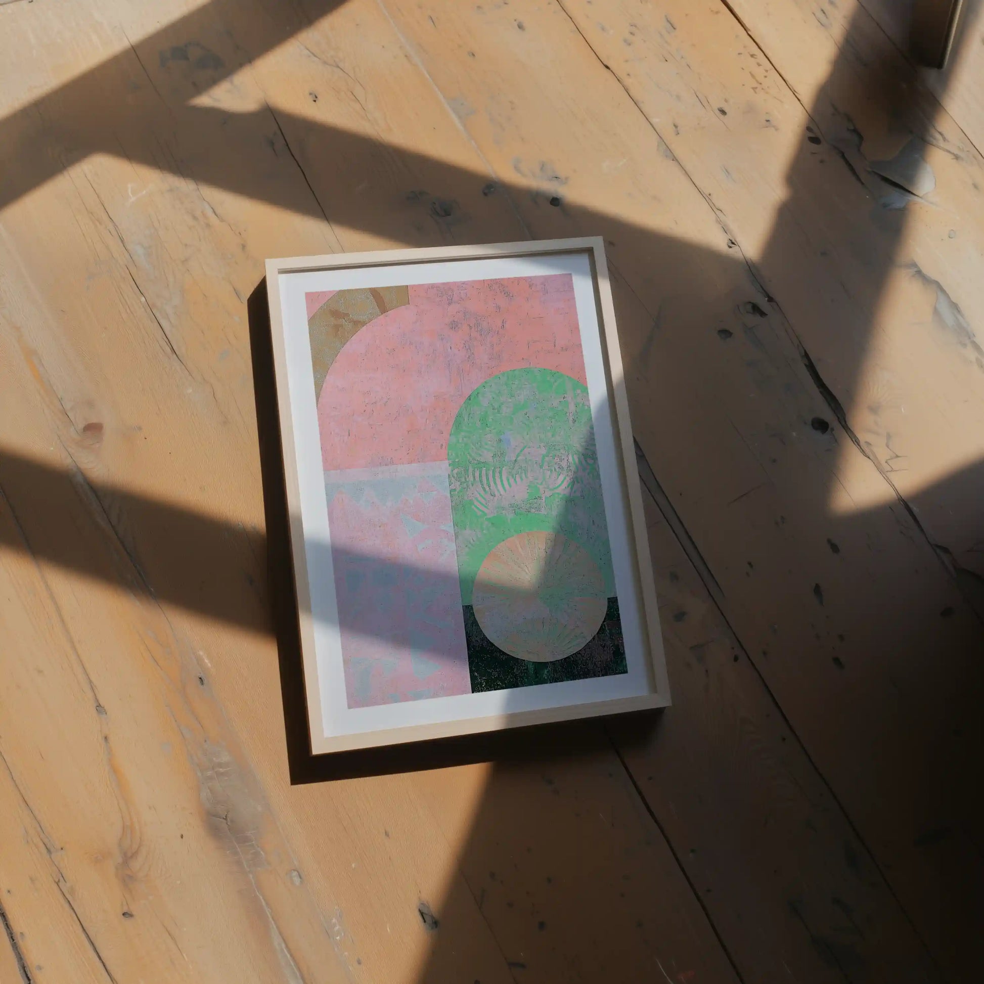 Worn Abstract Patchwork